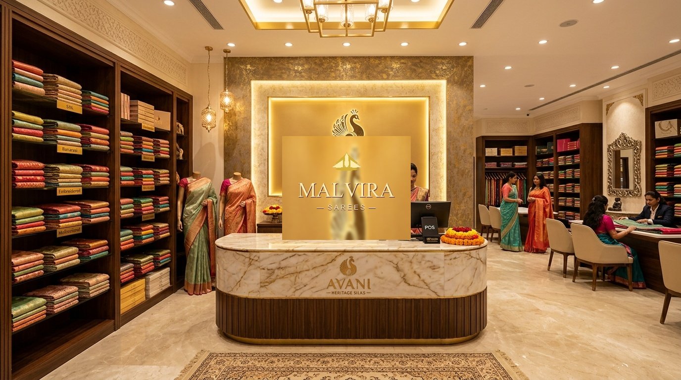 Malvira Store Interior View - Presentation Desk